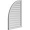 Ekena Millwork Quarter Round Top Left Surface Mount PVC Gable Vent w/ 2"W x 2"P Brickmould Sill Frame, 26"W x 38"H GVPQL26X3803SN - alternate 5